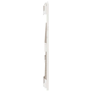 vidaXL Tête de lit murale Blanc 127,5x3x60 cm Bois de pin massif