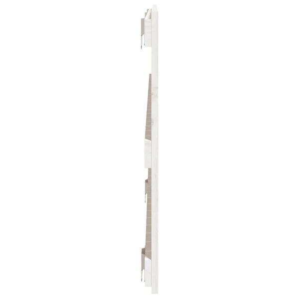 vidaXL Tête de lit murale Blanc 127,5x3x60 cm Bois de pin massif