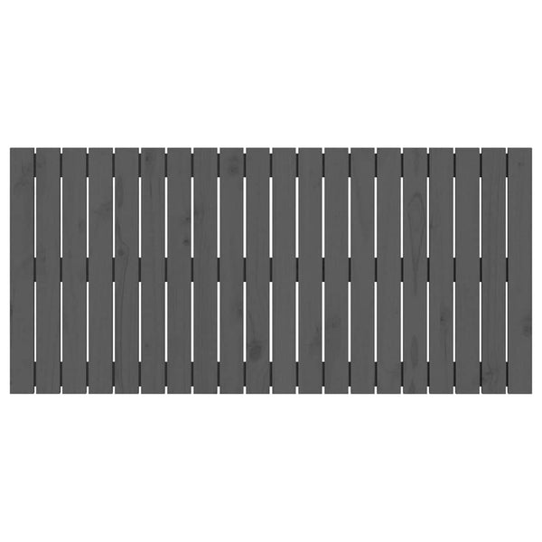 Graues Wand-Kopfteil 127,5cm Kiefer Massivholz
