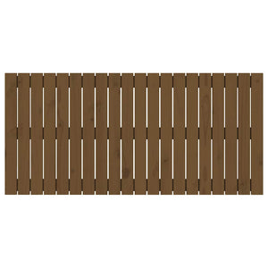 Wand Kopfteil Honigbraun 127,5cm Kiefer Massivholz