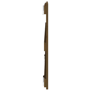 Wand Kopfteil Honigbraun 127,5cm Kiefer Massivholz