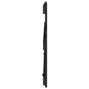vidaXL Tête de lit murale Noir 127,5x3x60 cm Bois de pin massif