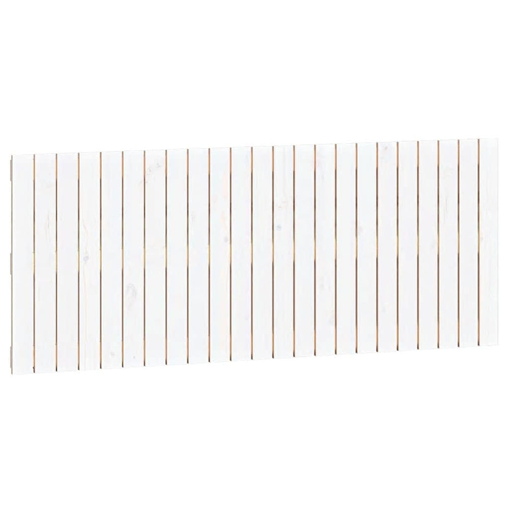 vidaXL Wall Headboard White 147x3x60 cm Solid Pine Wood