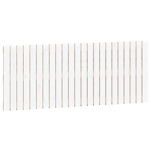 Wand Kopfteil Weiß 147cm Kiefer Massivholz