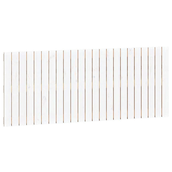 Wand Kopfteil Weiß 147cm Kiefer Massivholz