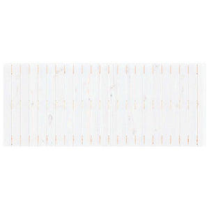 Wand Kopfteil Weiß 147cm Kiefer Massivholz