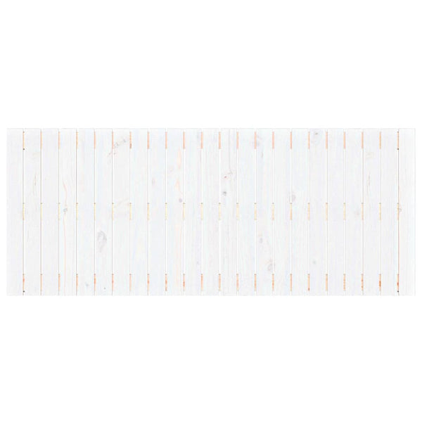 Wand Kopfteil Weiß 147cm Kiefer Massivholz