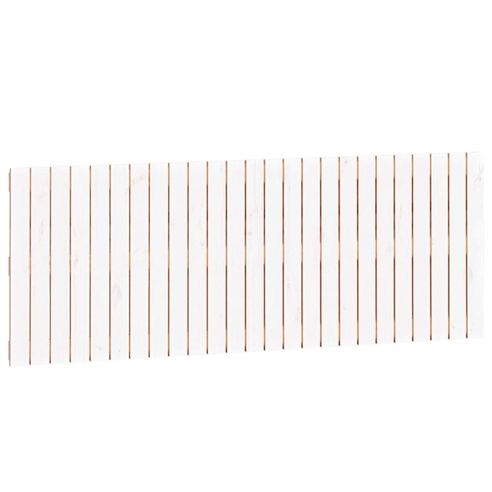 vidaXL Wall Headboard White 159.5x3x60 cm Solid Pine Wood