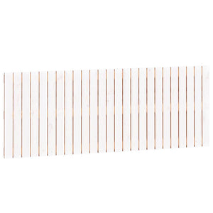 Wand Kopfteil Weiß 160cm Massivholz
