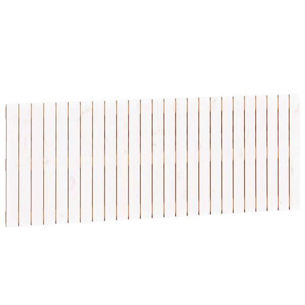 Wand Kopfteil Weiß 160cm Massivholz