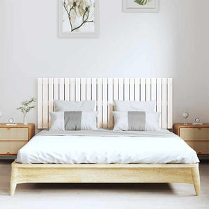 Wand Kopfteil Weiß 160cm Massivholz