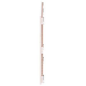 Wand Kopfteil Weiß 160cm Massivholz