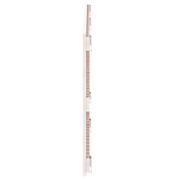 Wand Kopfteil Weiß 160cm Massivholz