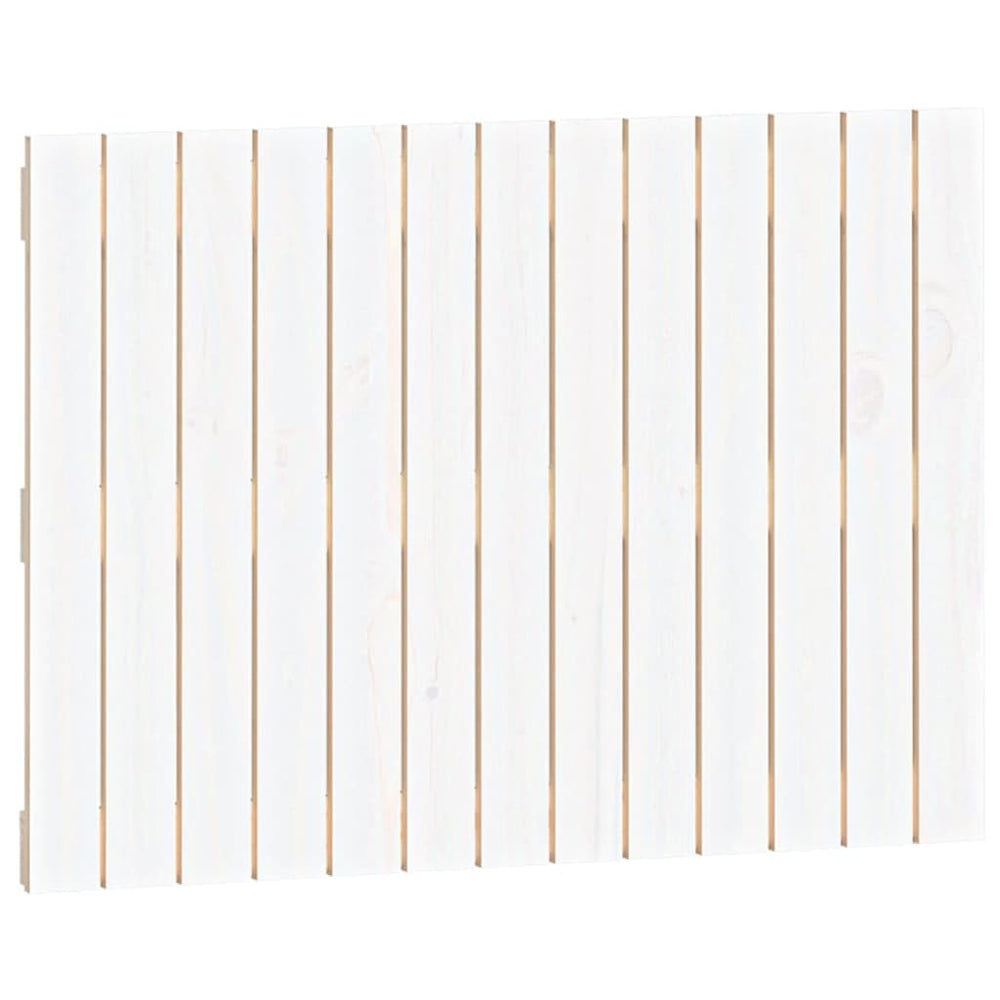 vidaXL Wall Headboard White 82.5x3x60 cm Solid Pine Wood