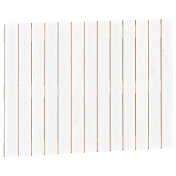 Wand Kopfteil Weiß 82,5 cm Kiefer Massivholz