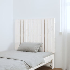 Wand Kopfteil Weiß 82,5 cm Kiefer Massivholz