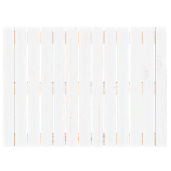 Wand Kopfteil Weiß 82,5 cm Kiefer Massivholz