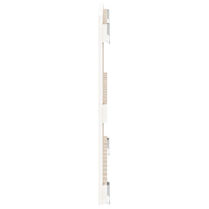 Wand Kopfteil Weiß 82,5 cm Kiefer Massivholz
