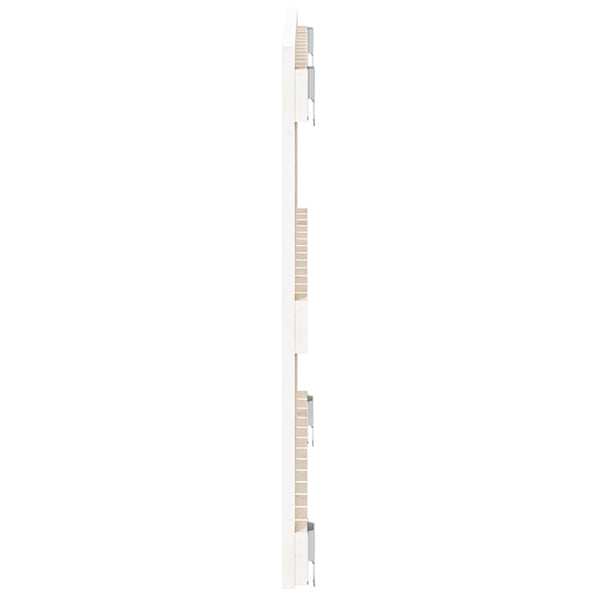 Wand Kopfteil Weiß 82,5 cm Kiefer Massivholz