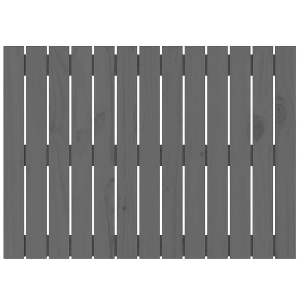 Graues Wand-Kopfteil 82,5 cm Kiefer Massivholz