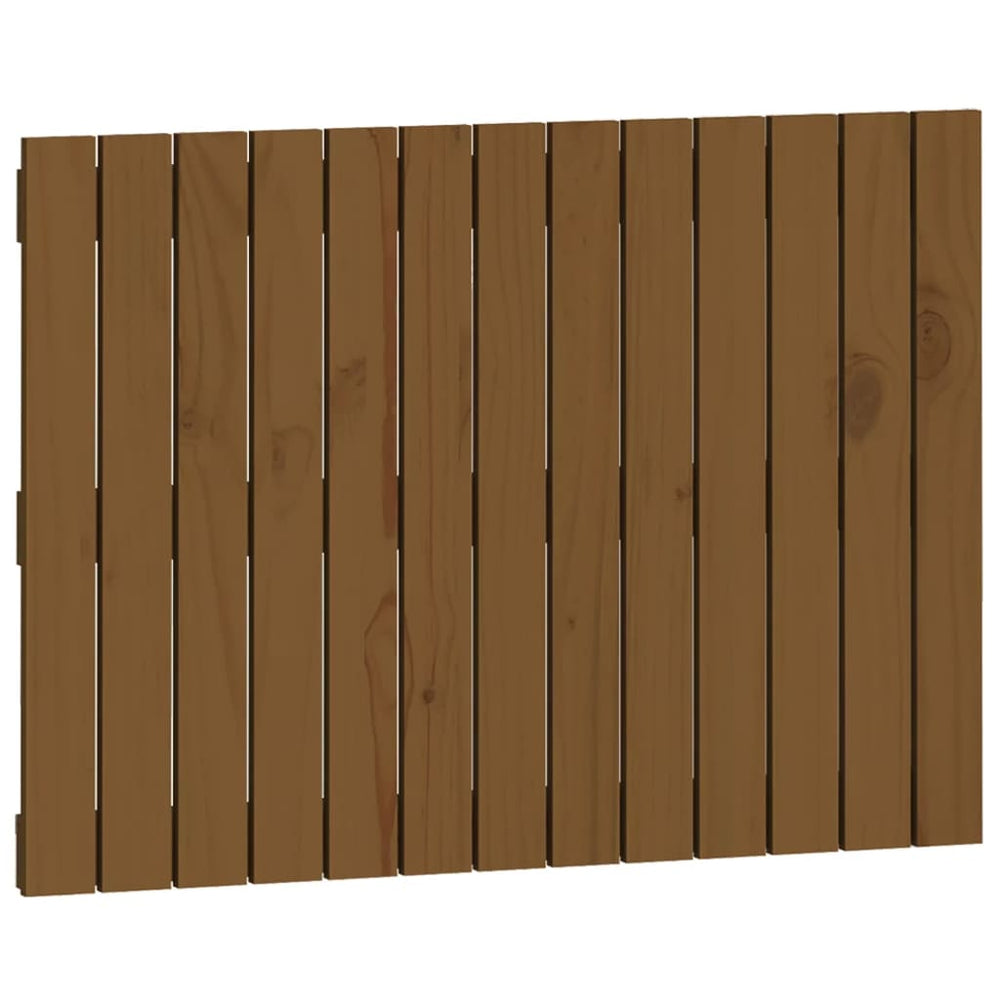 Wand Kopfteil Honigbraun 82,5x60cm Kiefer Massivholz