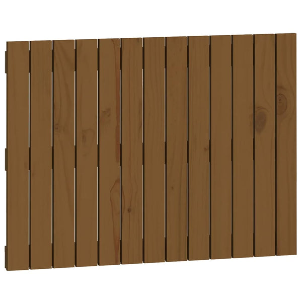 Wand Kopfteil Honigbraun 82,5x60cm Kiefer Massivholz