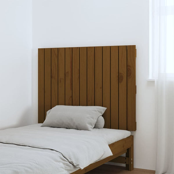 Wand Kopfteil Honigbraun 82,5x60cm Kiefer Massivholz