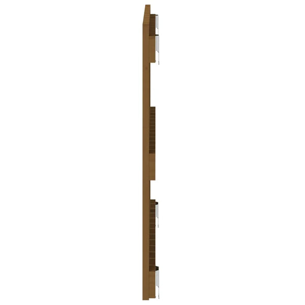 Wand Kopfteil Honigbraun 82,5x60cm Kiefer Massivholz