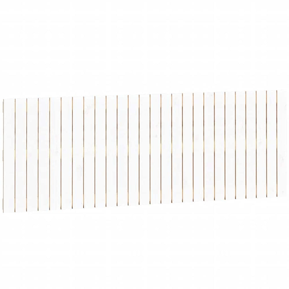Wand Kopfteil Weiß 166cm Kiefer Massivholz