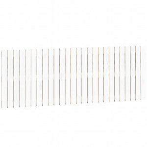 Wand Kopfteil Weiß 166cm Kiefer Massivholz
