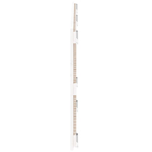 Wand Kopfteil Weiß 166cm Kiefer Massivholz
