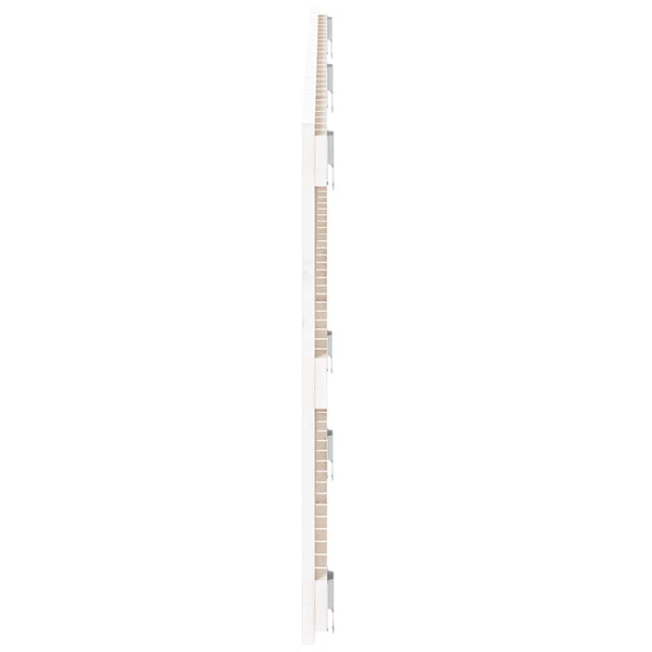 Wand Kopfteil Weiß 166cm Kiefer Massivholz