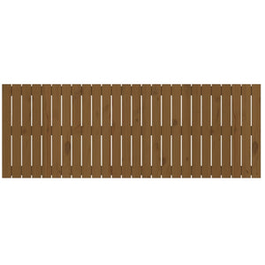 vidaXL Tête de lit murale marron miel 166x3x60 cm bois de pin massif