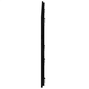 vidaXL Tête de lit murale Noir 166x3x60 cm Bois de pin massif