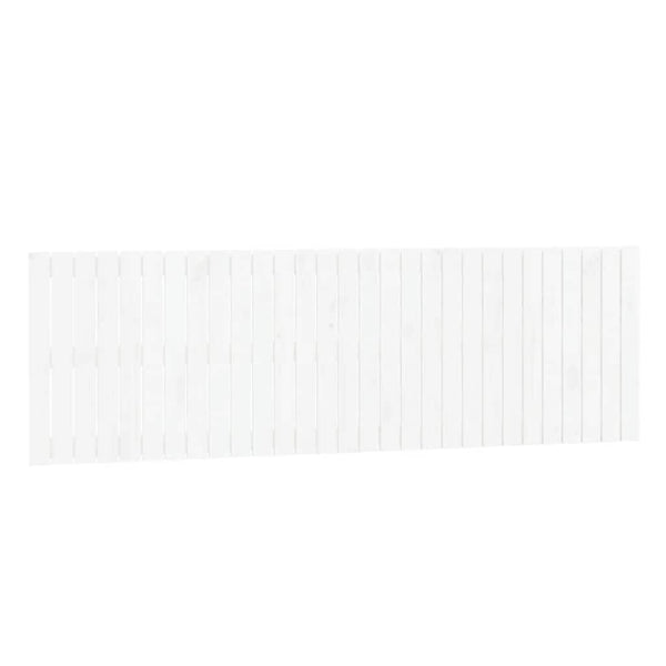 Wand Kopfteil Weiß 185cm Kiefer Massivholz