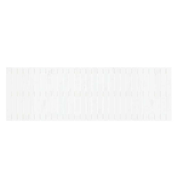 Wand Kopfteil Weiß 185cm Kiefer Massivholz