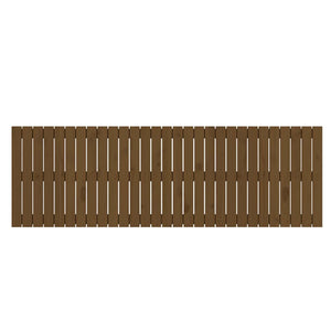 Wand Kopfteil Honigbraun 185cm Massivholz