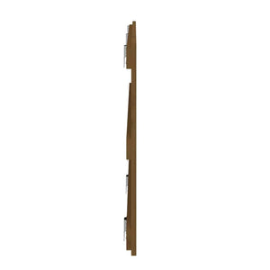 Wand Kopfteil Honigbraun 185cm Massivholz