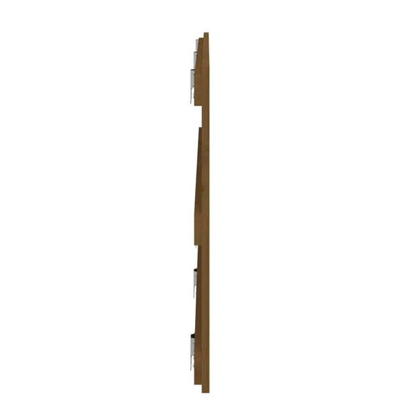 Wand Kopfteil Honigbraun 185cm Massivholz