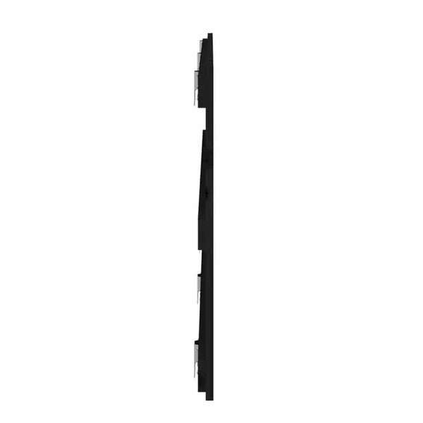 Schwarzes Wandkopfteil 185 cm Kiefer Massivholz