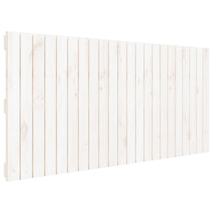 Wand Kopfteil Weiß 140cm Kiefer Massivholz