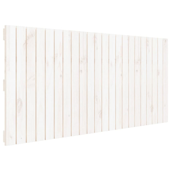 Wand Kopfteil Weiß 140cm Kiefer Massivholz