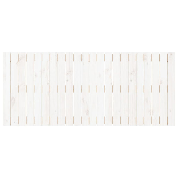Wand Kopfteil Weiß 140cm Kiefer Massivholz