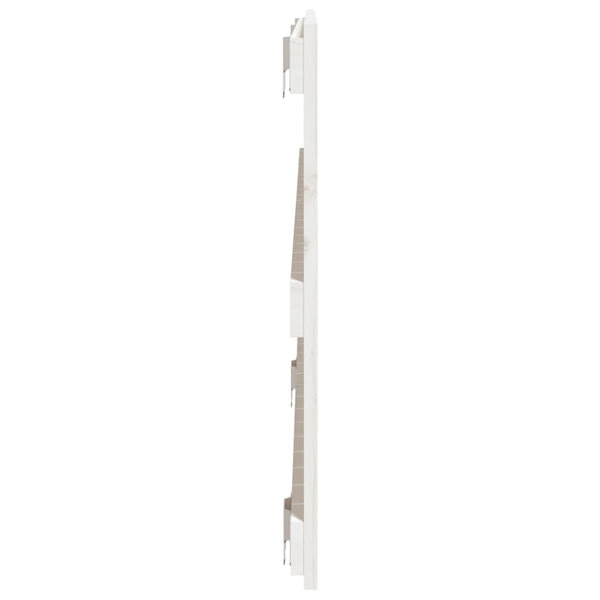 Wand Kopfteil Weiß 140cm Kiefer Massivholz