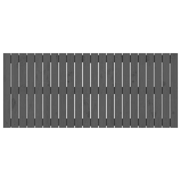 Graues Wand-Kopfteil 140 cm Kiefer Massivholz