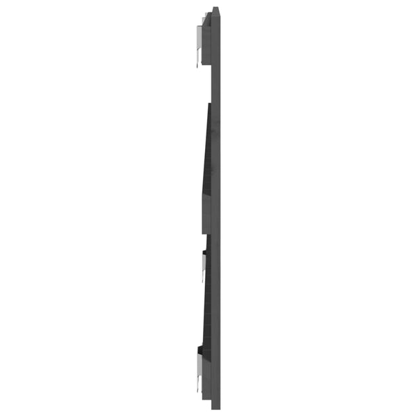 Graues Wand-Kopfteil 140 cm Kiefer Massivholz