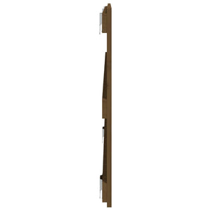 Wand Kopfteil Honigbraun 140cm Kiefer Massivholz