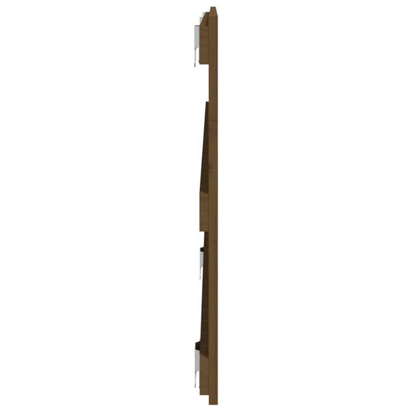 Wand Kopfteil Honigbraun 140cm Kiefer Massivholz