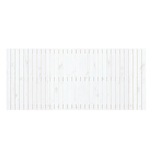 vidaXL Tête de lit murale Blanc 204x3x90 cm Bois de pin massif
