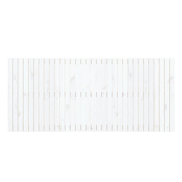 vidaXL Tête de lit murale Blanc 204x3x90 cm Bois de pin massif